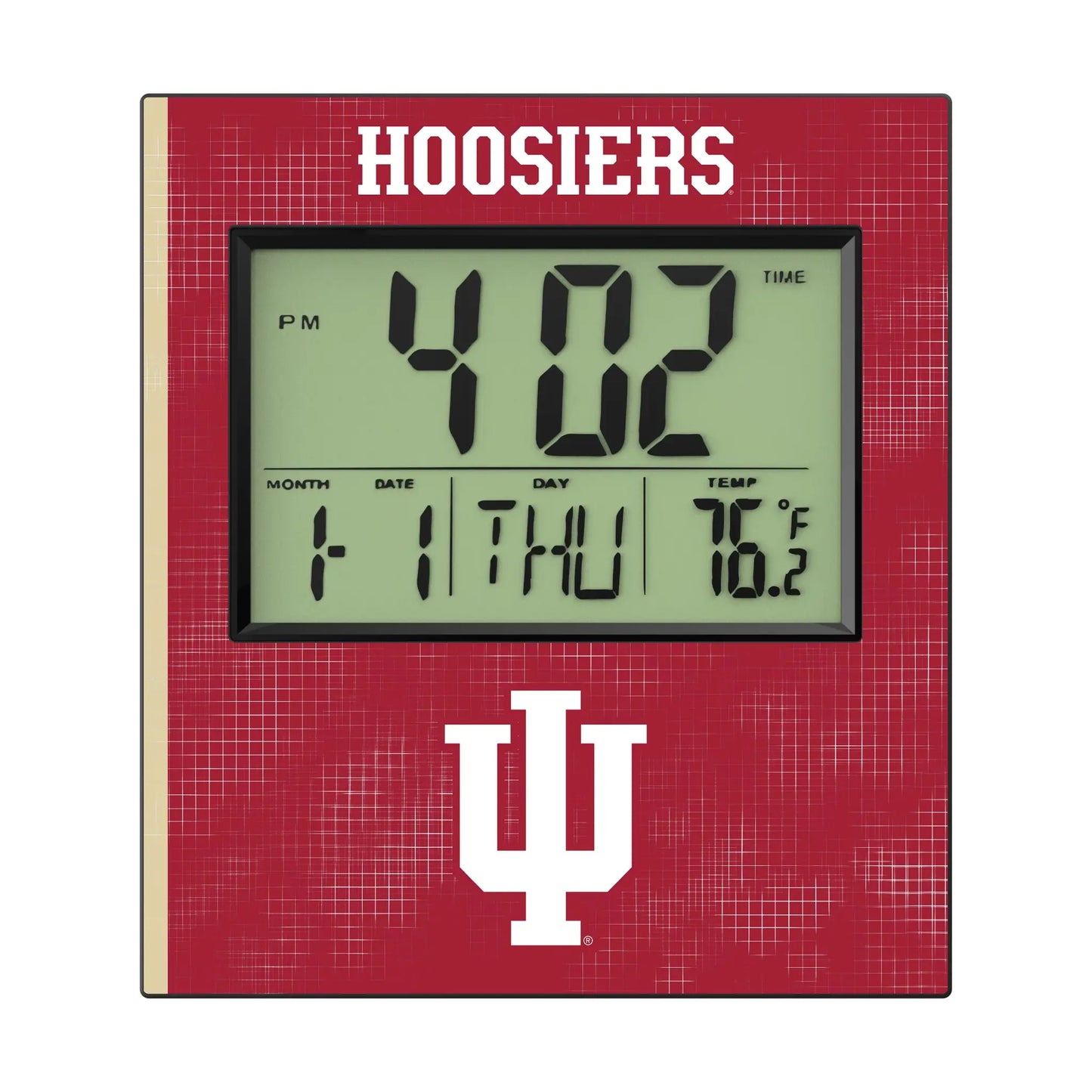 Indiana University Hoosiers Hatch Wall Clock