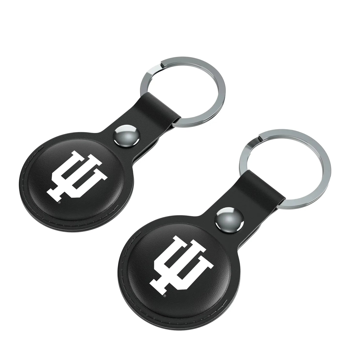 Indiana University Hoosiers Insignia Black Airtag Holder 2-Pack
