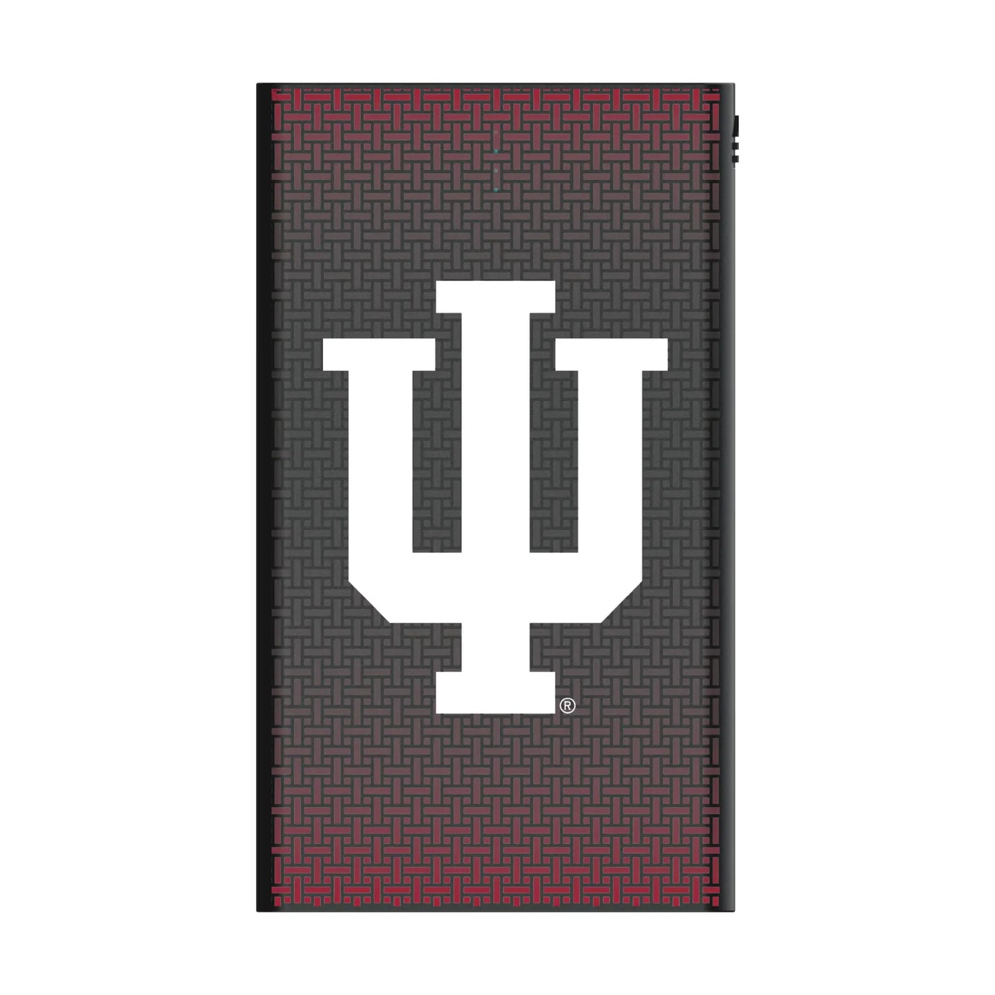 Indiana University Hoosiers Linen 5000mAh Flat Powerbank