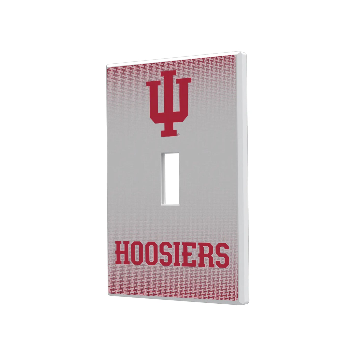 Indiana University Hoosiers Linen Hidden-Screw Light Switch Plate