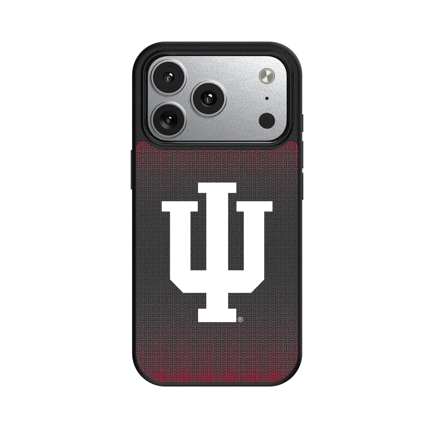 Indiana University Hoosiers Linen MagSafe Compatible Phone Case for Apple iPhone