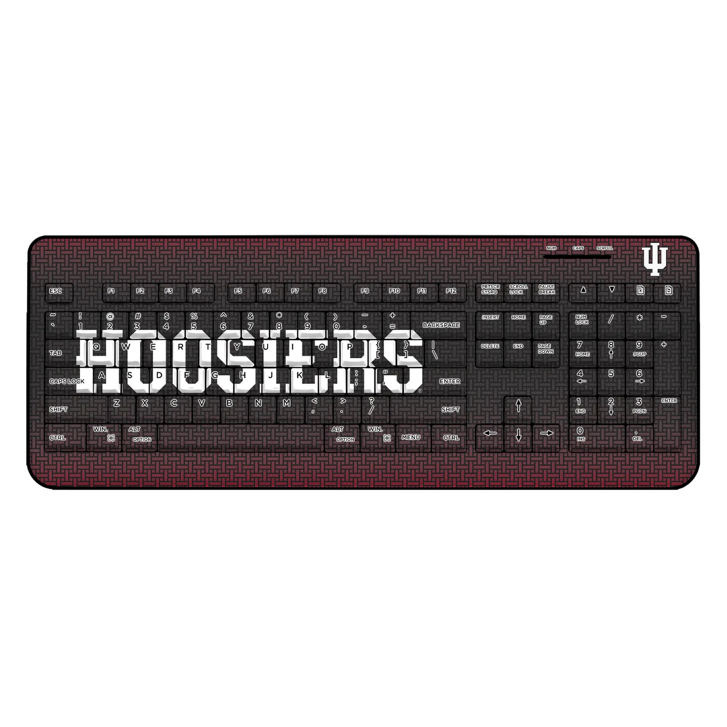 Indiana University Hoosiers Linen Wireless USB Keyboard