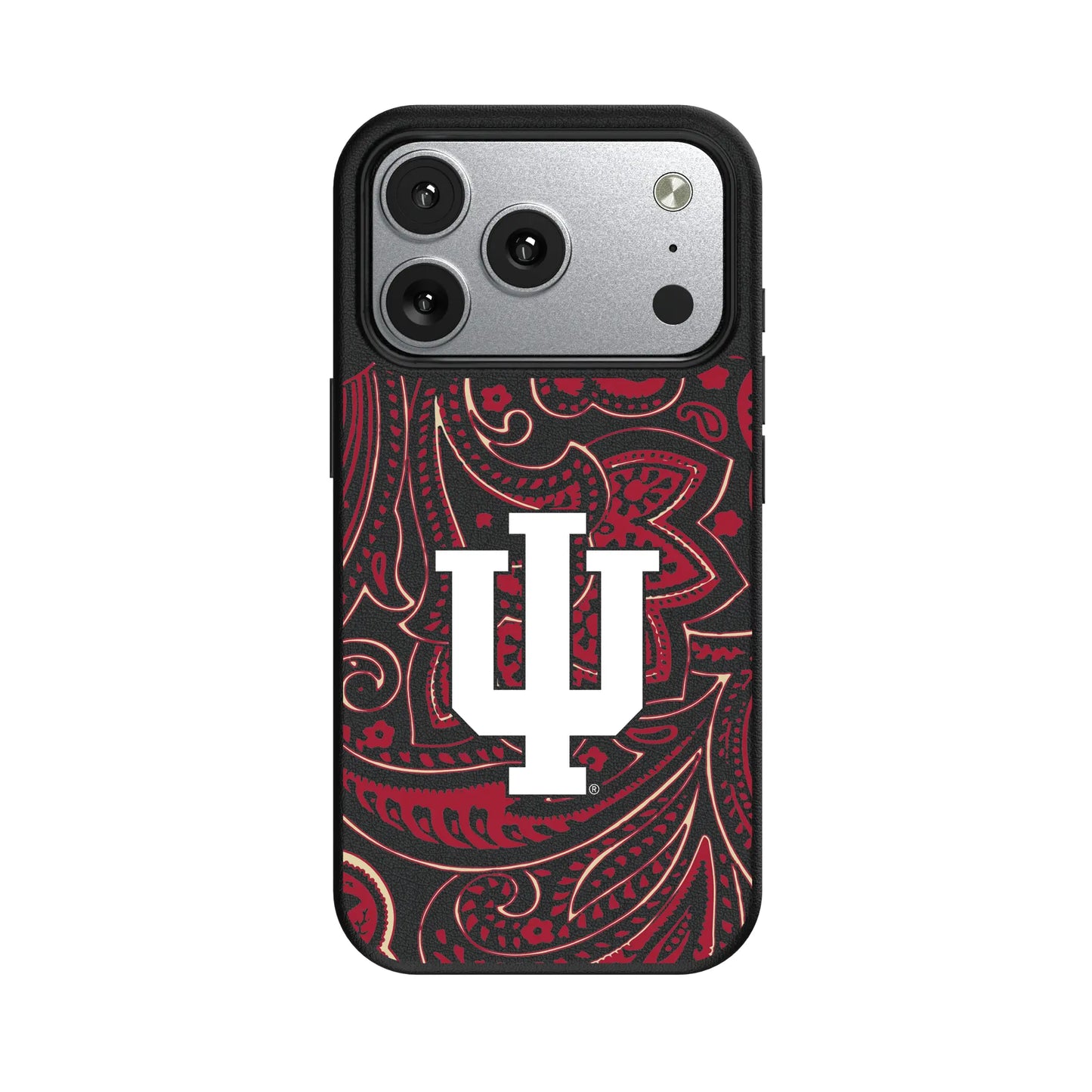 Indiana University Hoosiers Paisley MagSafe Compatible Phone Case for Apple iPhone