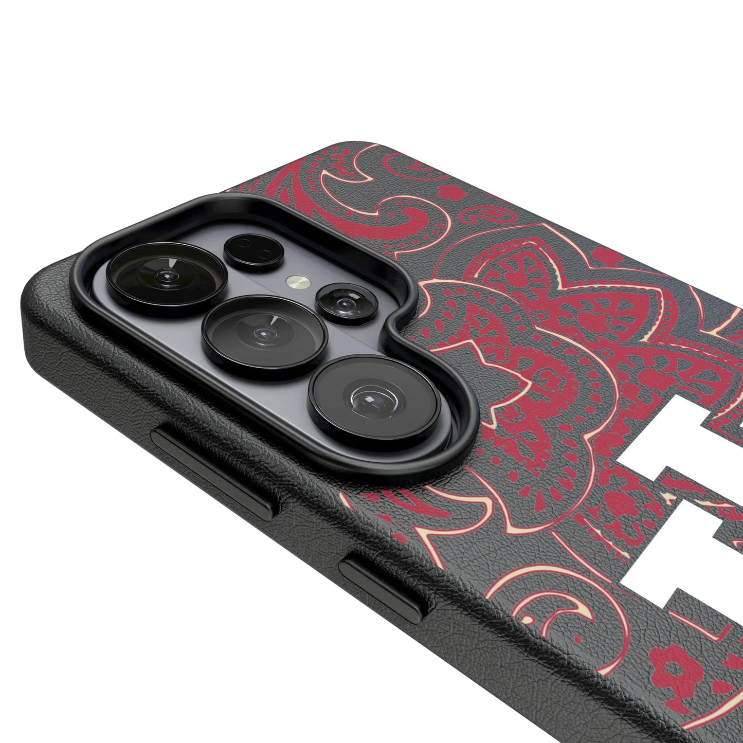 Indiana University Hoosiers Paisley MagSafe Compatible Phone Case for Samsung Galaxy