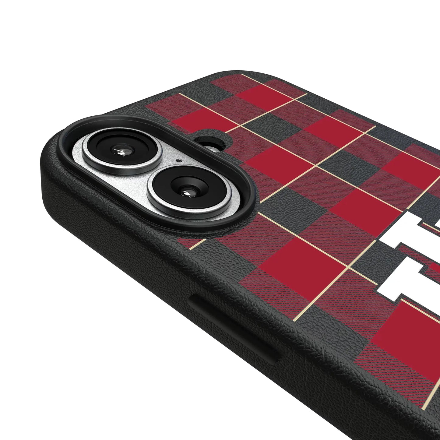 Indiana University Hoosiers Plaid MagSafe Compatible Phone Case for Apple iPhone
