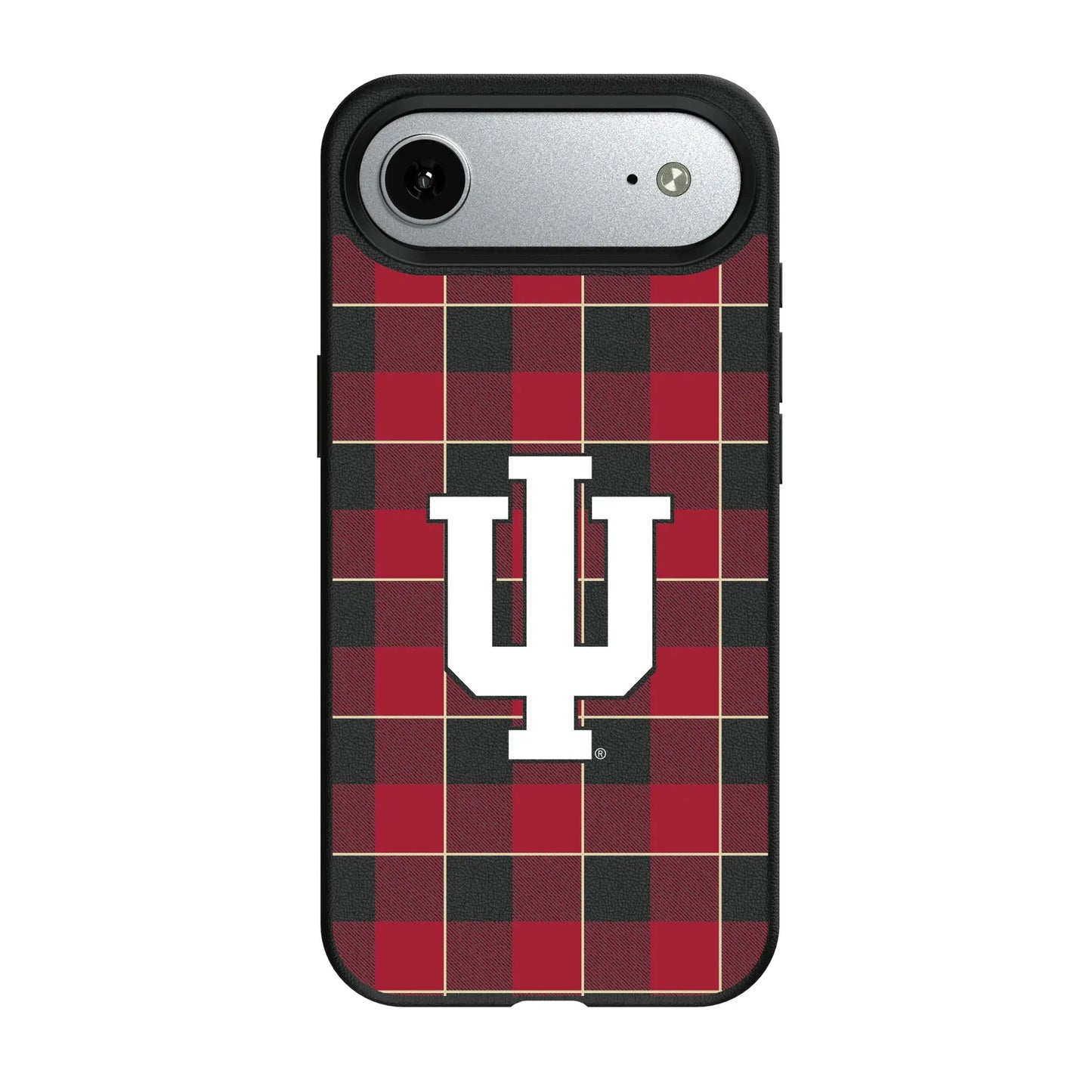 Indiana University Hoosiers Plaid MagSafe Compatible Phone Case for Apple iPhone
