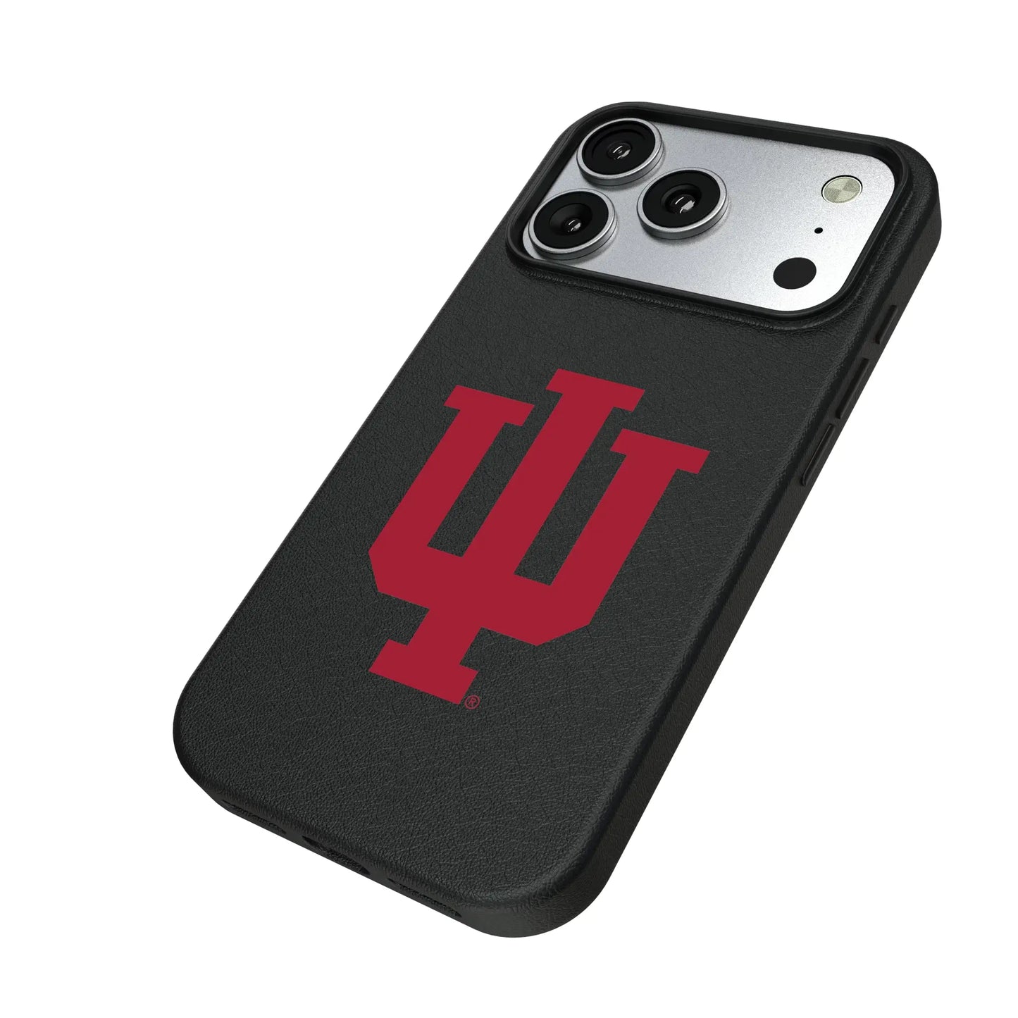 Indiana University Hoosiers Text Backdrop MagSafe Compatible Phone Case for Apple iPhone