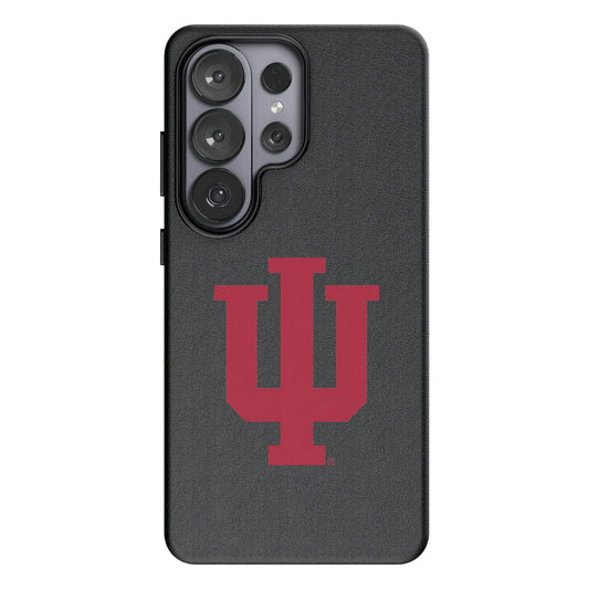 Indiana University Hoosiers Text Backdrop MagSafe Compatible Phone Case for Samsung Galaxy