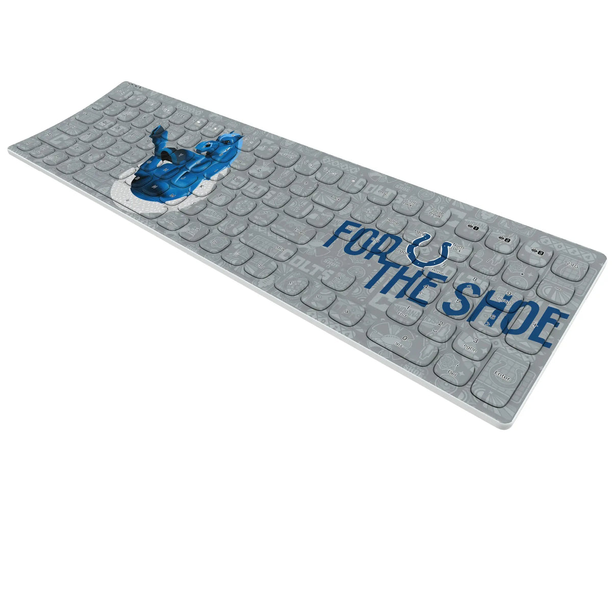 Indianapolis Colts Deco Curved Wireless Keyboard