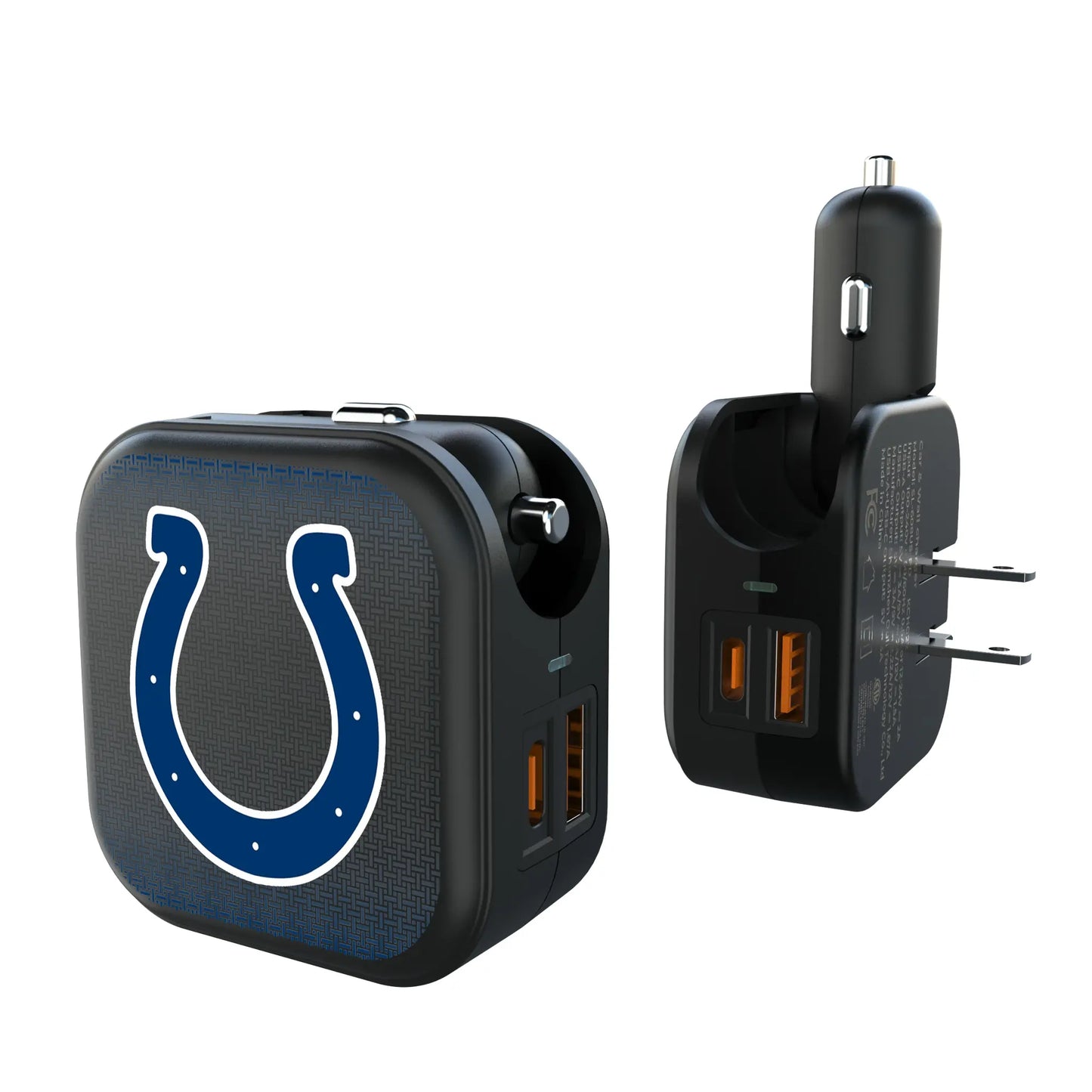 Indianapolis Colts Linen 2 in 1 USB A/C Charger