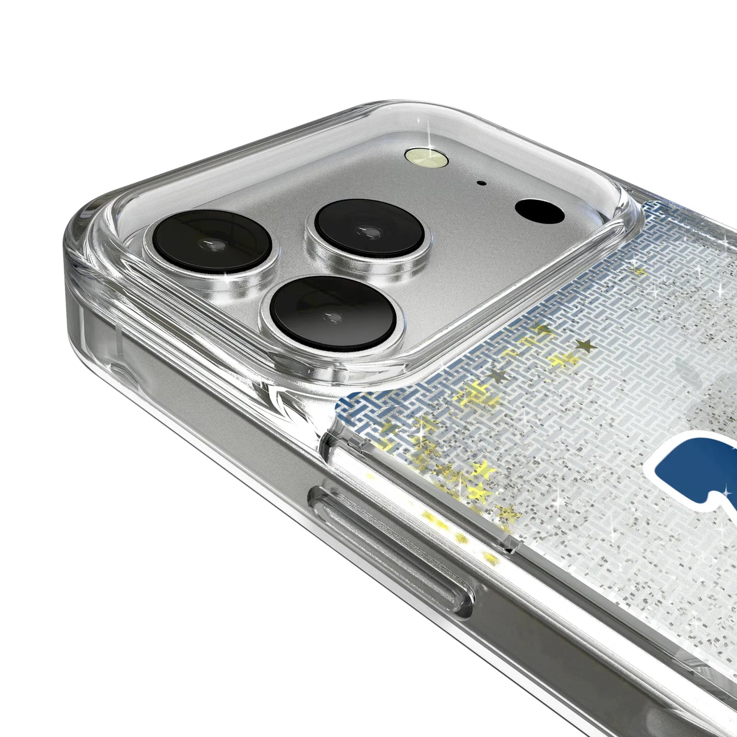 Indianapolis Colts Linen Glitter Phone Case for Apple iPhone
