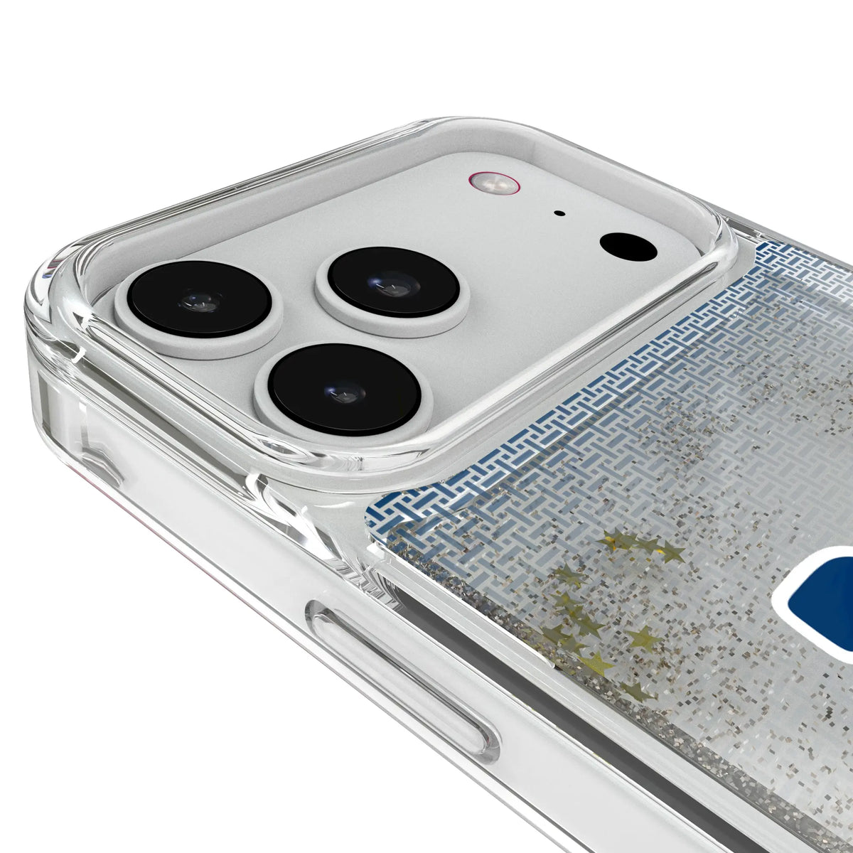 Indianapolis Colts Linen Glitter Phone Case for Apple iPhone