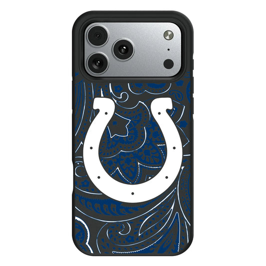 Indianapolis Colts Paisley Bump Phone Case for Apple iPhone