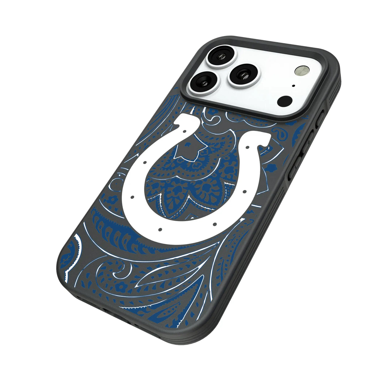 Indianapolis Colts Paisley Bump Phone Case for Apple iPhone