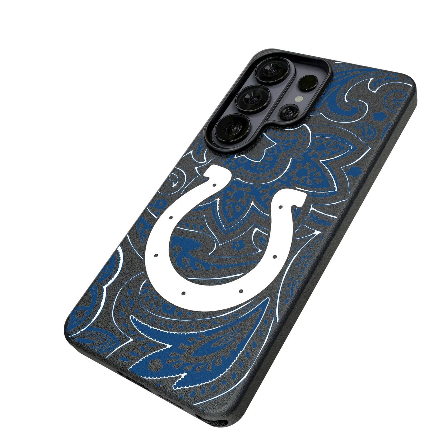 Indianapolis Colts Paisley MagSafe Compatible Phone Case for Samsung Galaxy