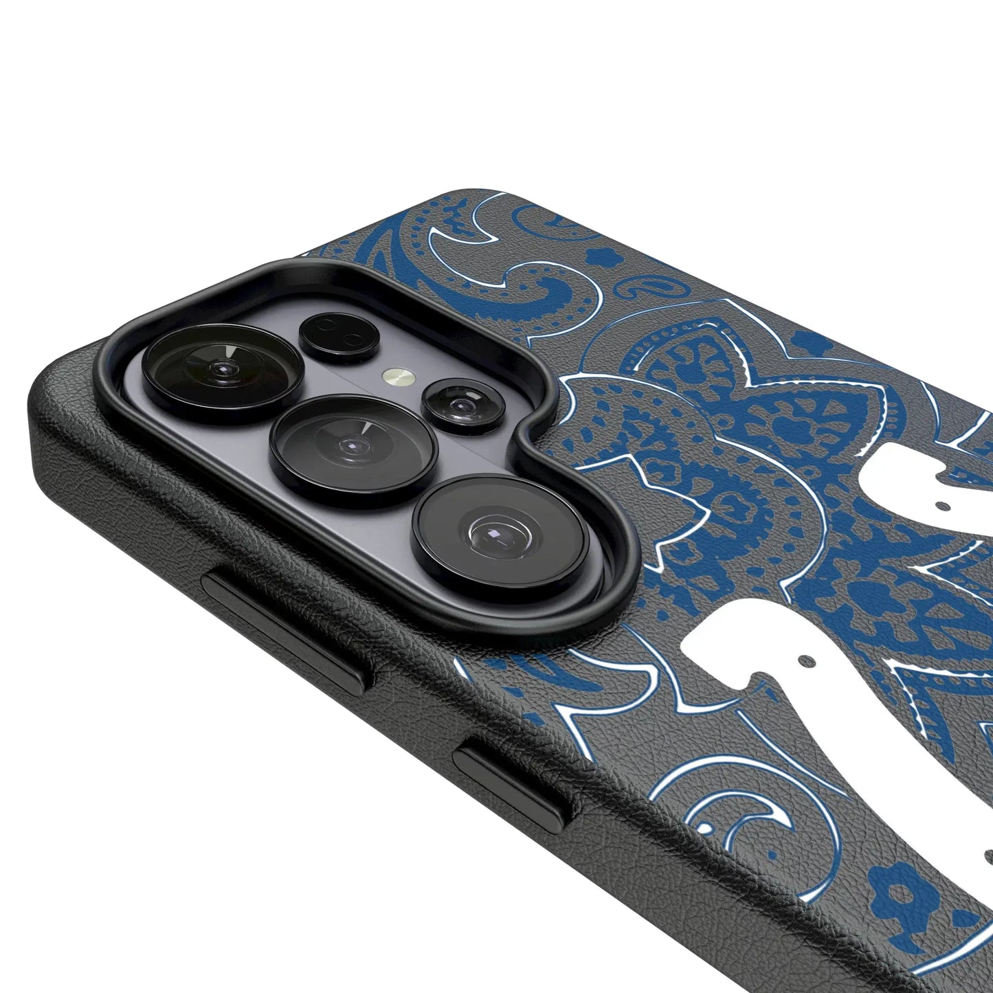 Indianapolis Colts Paisley MagSafe Compatible Phone Case for Samsung Galaxy