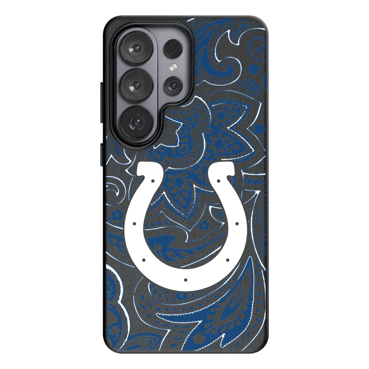 Indianapolis Colts Paisley MagSafe Compatible Phone Case for Samsung Galaxy