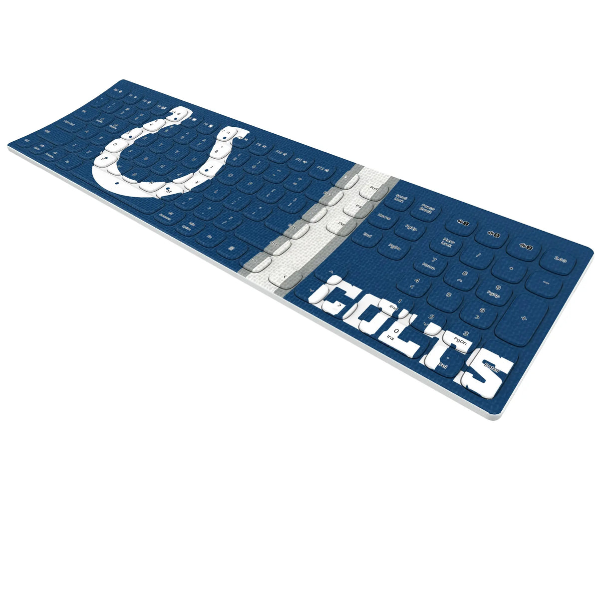 Indianapolis Colts Stripe Curved Wireless Keyboard