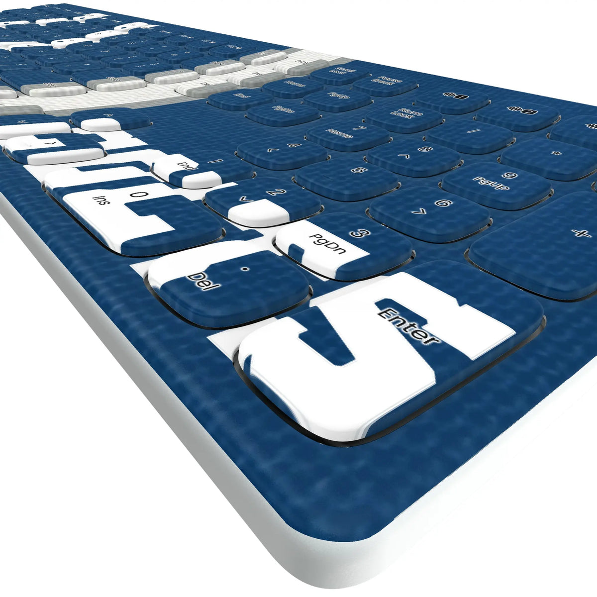 Indianapolis Colts Stripe Curved Wireless Keyboard