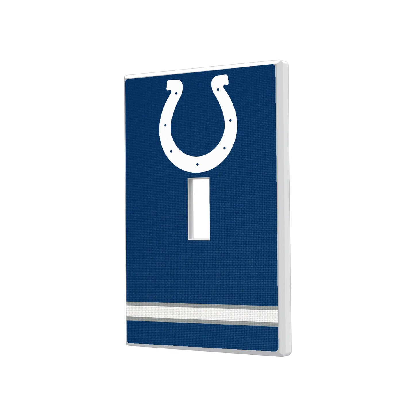 Indianapolis Colts Stripe Hidden-Screw Light Switch Plate