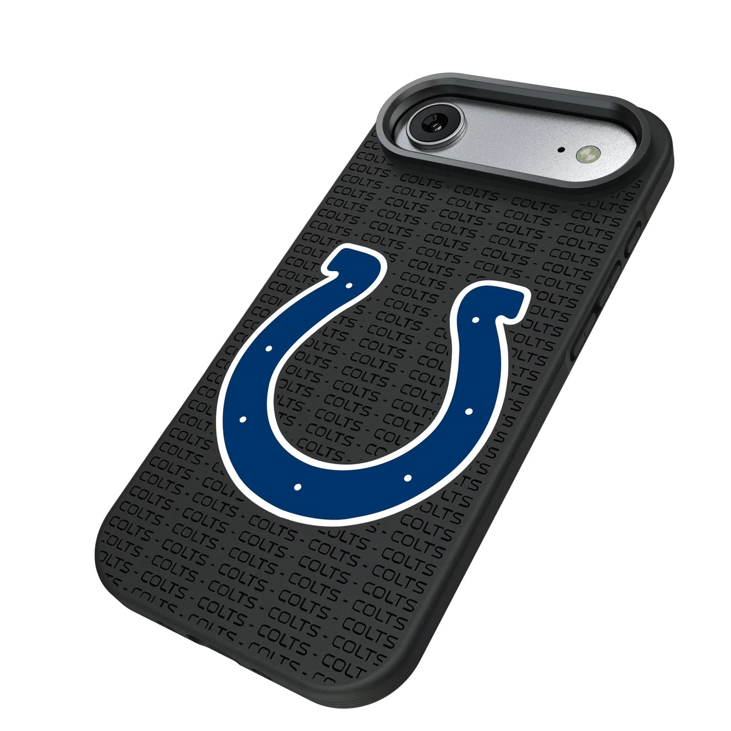 Indianapolis Colts Text Backdrop Bump Phone Case for Apple iPhone