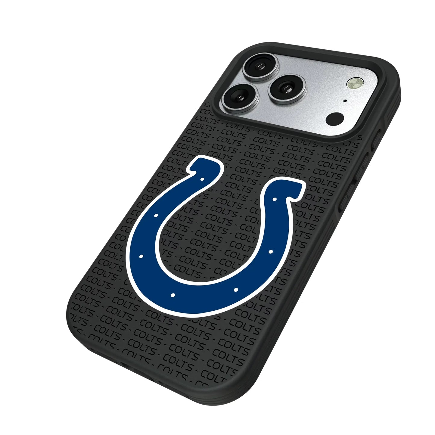 Indianapolis Colts Text Backdrop Bump Phone Case for Apple iPhone