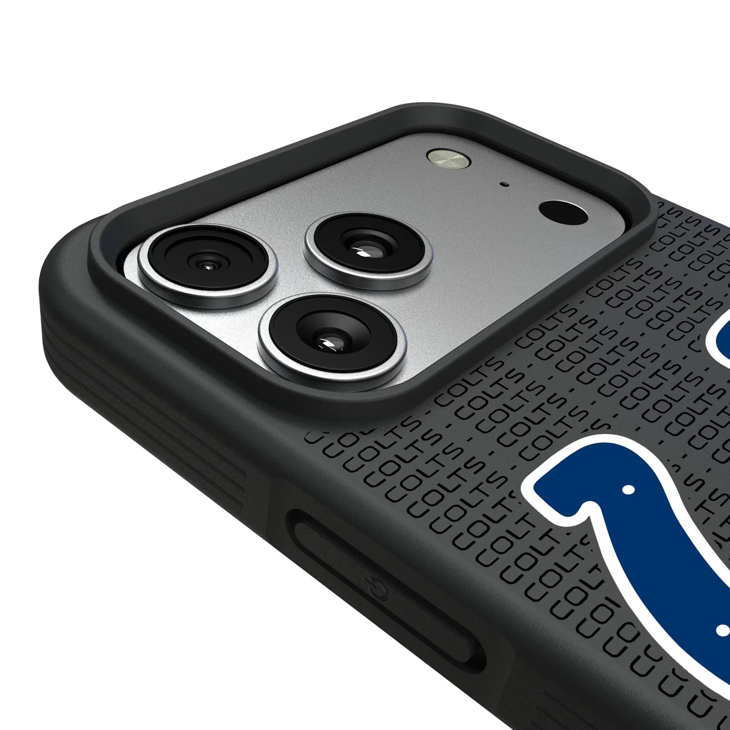 Indianapolis Colts Text Backdrop Bump Phone Case for Apple iPhone