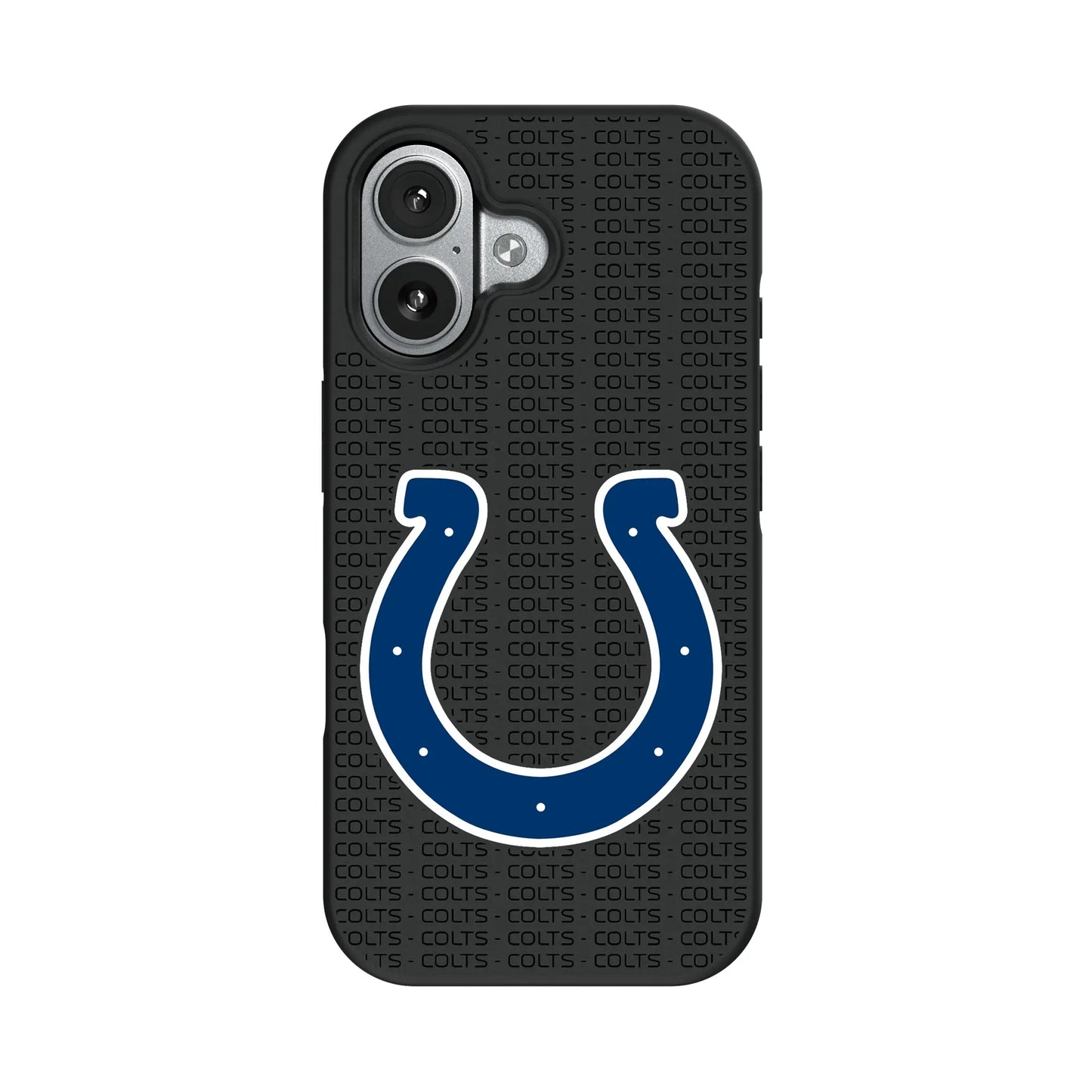 Indianapolis Colts Text Backdrop Bump Phone Case for Apple iPhone