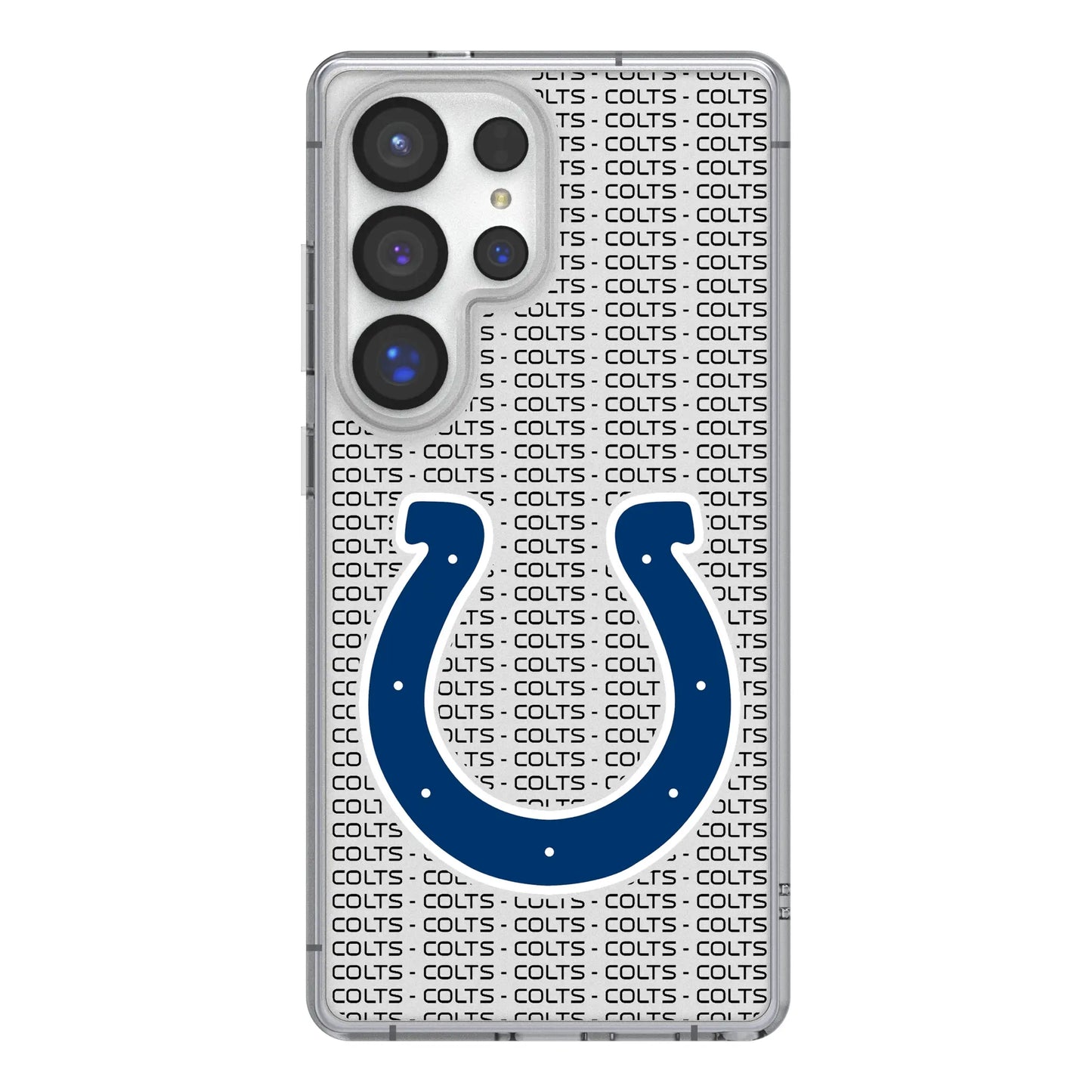 Indianapolis Colts Text Backdrop Clear Phone Case for Samsung Galaxy