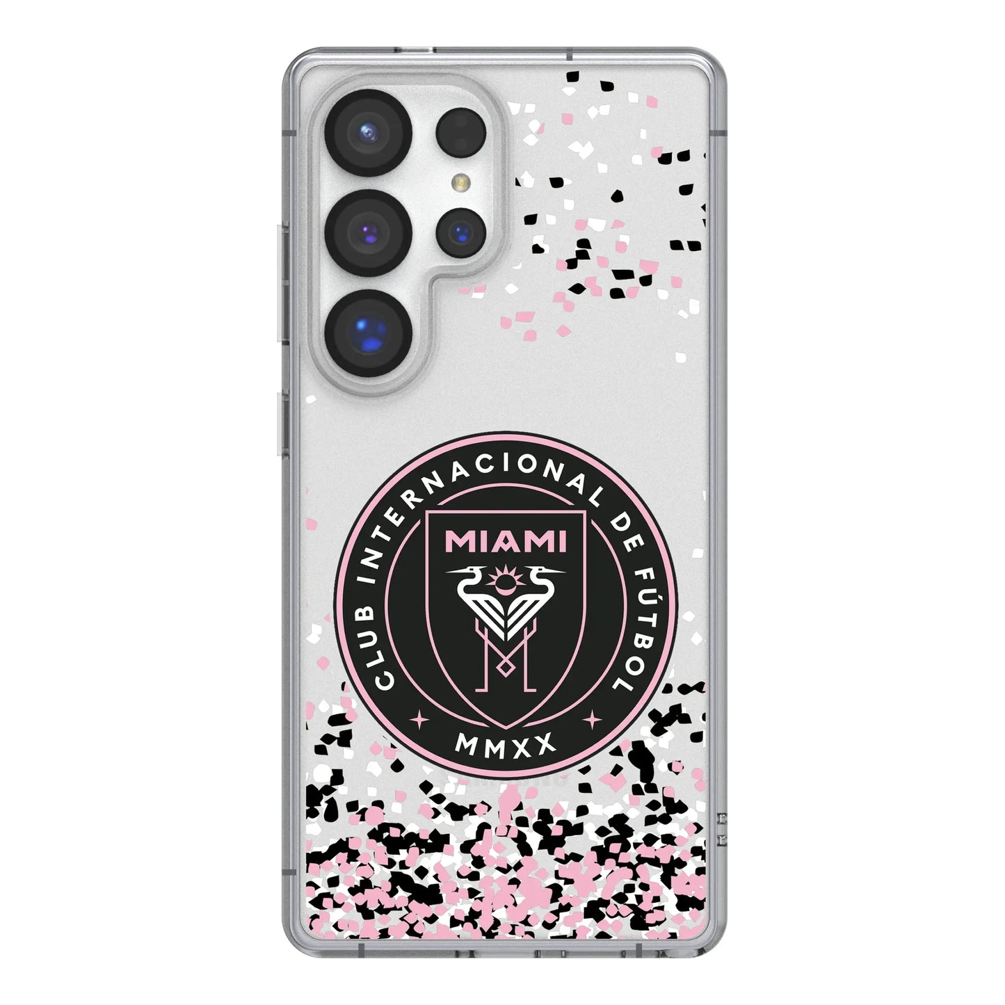 Inter Miami CF Confetti Clear Phone Case for Samsung Galaxy
