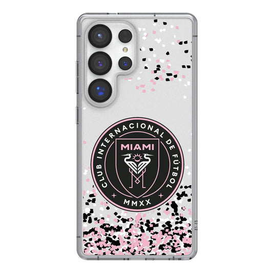 Inter Miami CF Confetti Clear Phone Case for Samsung Galaxy