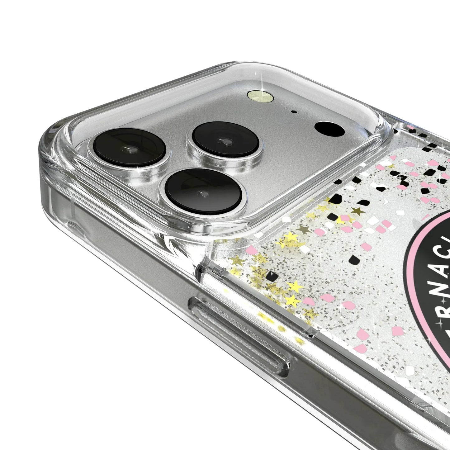 Inter Miami CF Confetti Glitter Phone Case for Apple iPhone