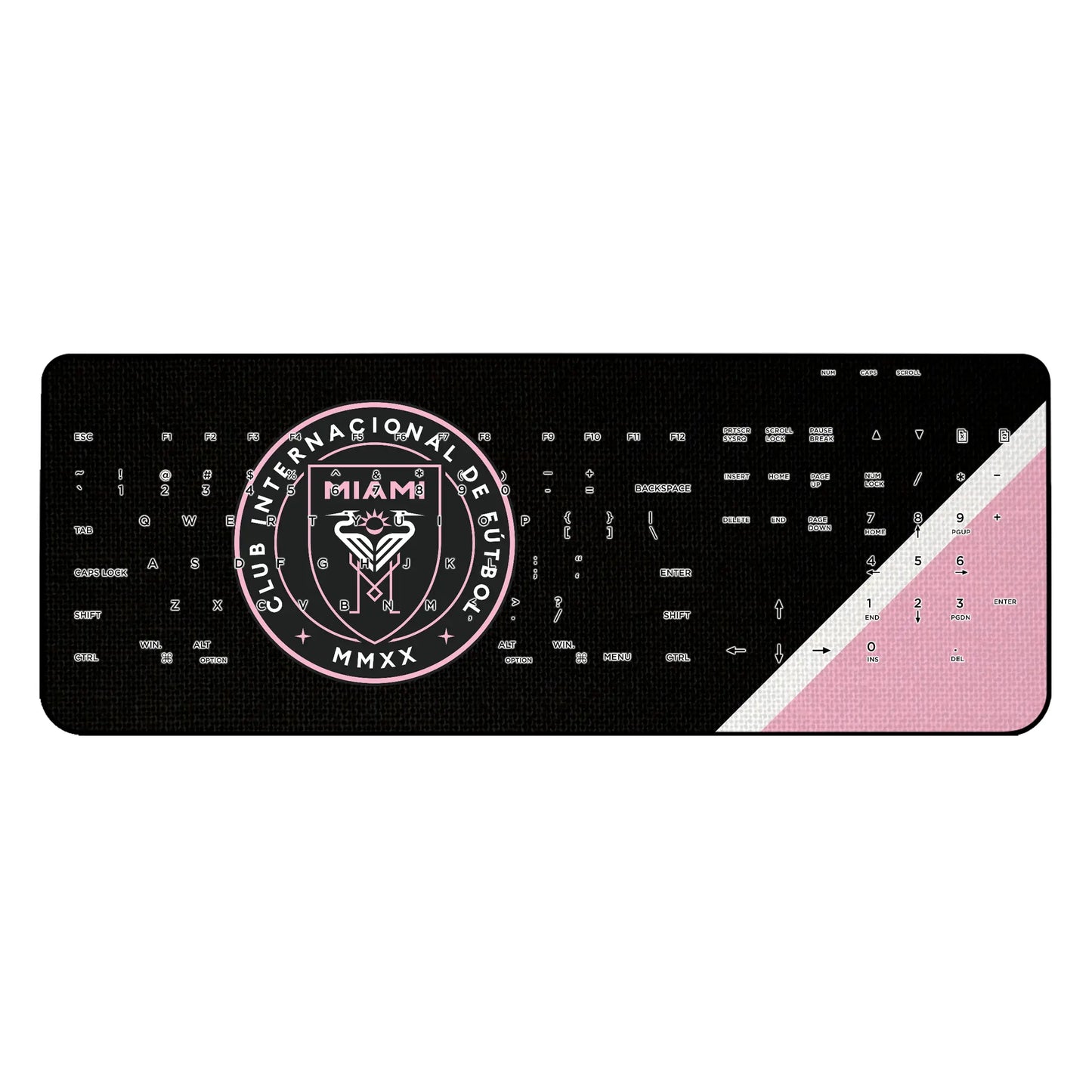 Inter Miami CF Diagonal Stripe Wireless USB Keyboard