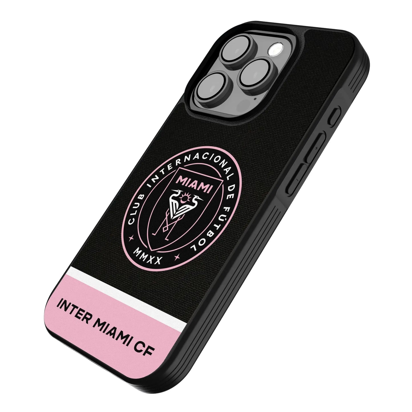 Inter Miami CF Endzone Solid Bump Phone Case for Apple iPhone