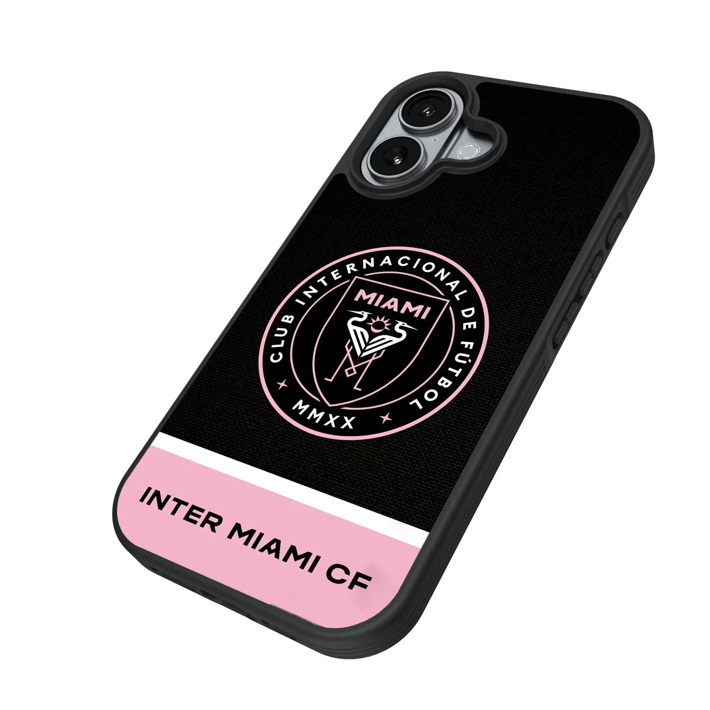 Inter Miami CF Endzone Solid Bump Phone Case for Apple iPhone
