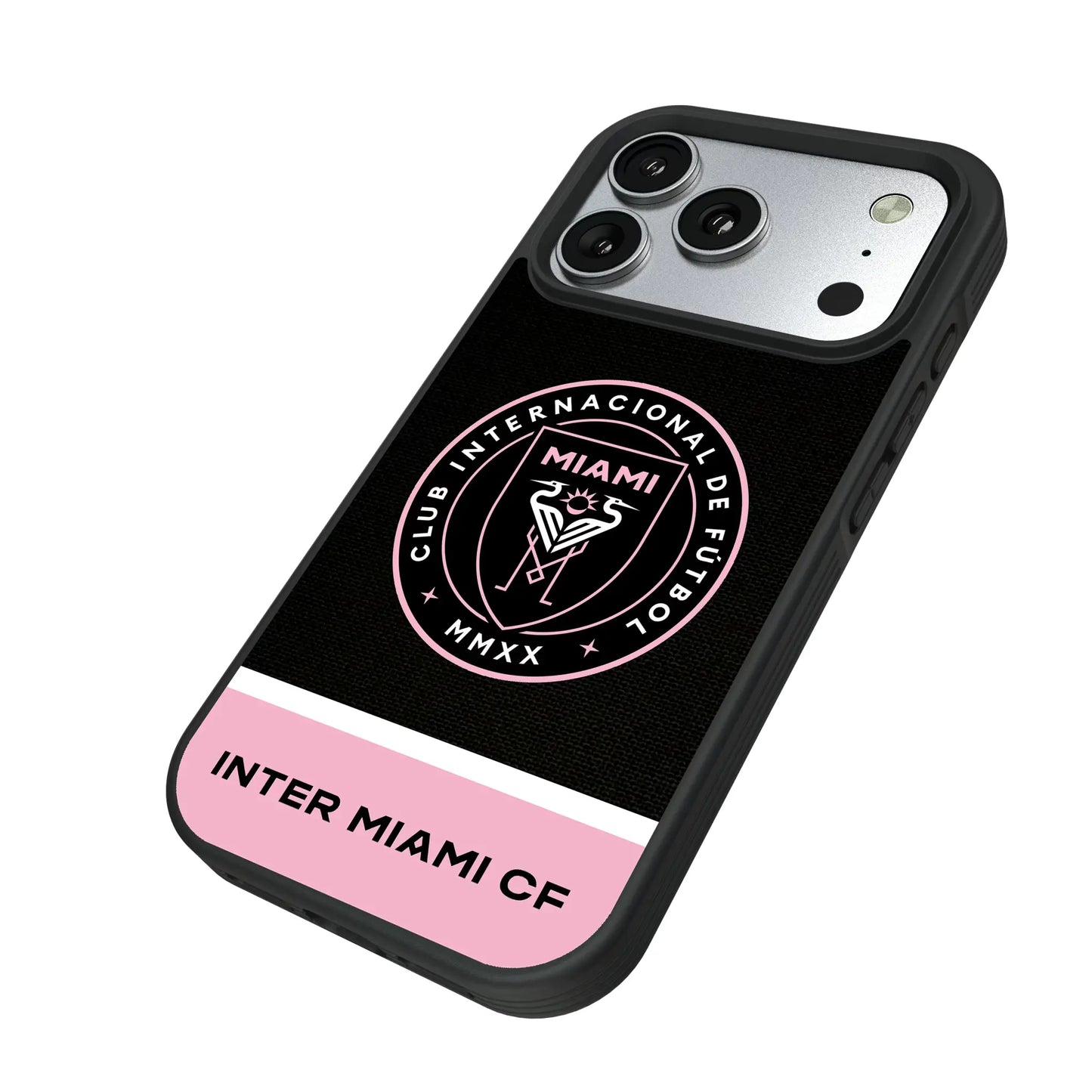 Inter Miami CF Endzone Solid Bump Phone Case for Apple iPhone