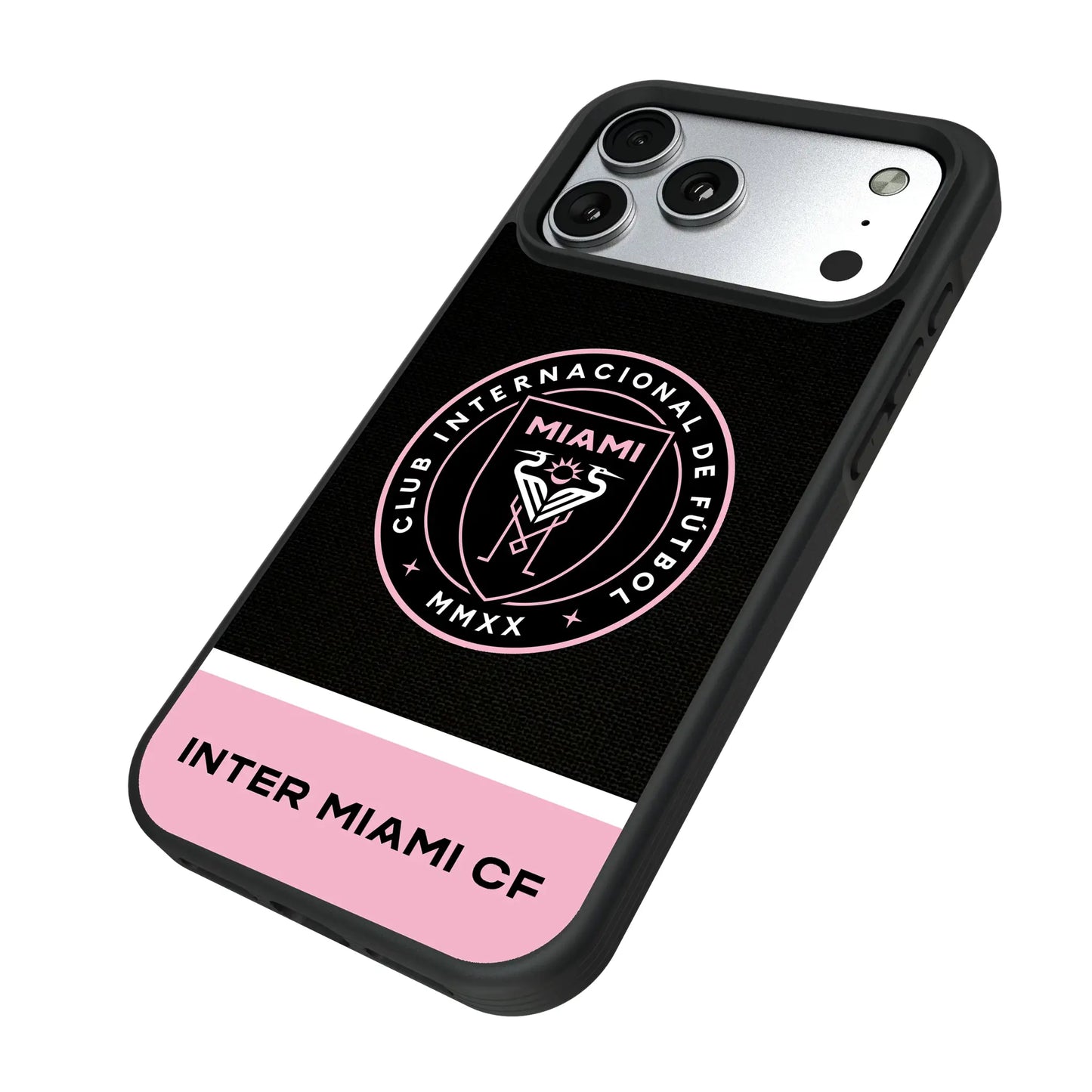 Inter Miami CF Endzone Solid Bump Phone Case for Apple iPhone