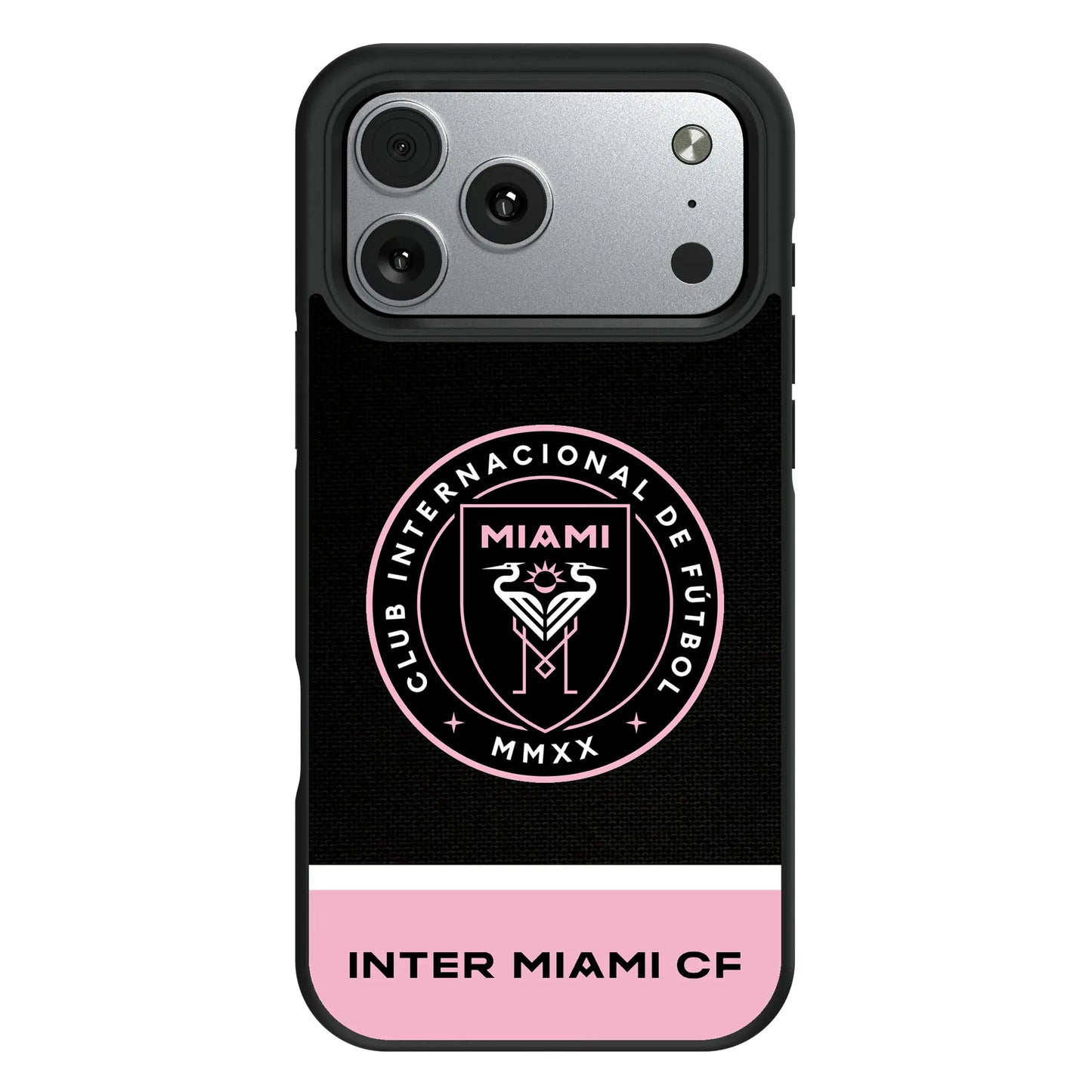 Inter Miami CF Endzone Solid Bump Phone Case for Apple iPhone