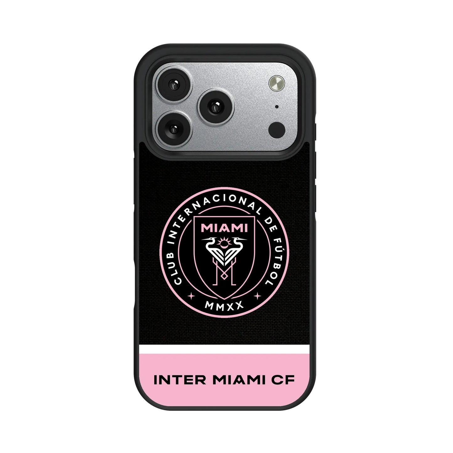 Inter Miami CF Endzone Solid Bump Phone Case for Apple iPhone