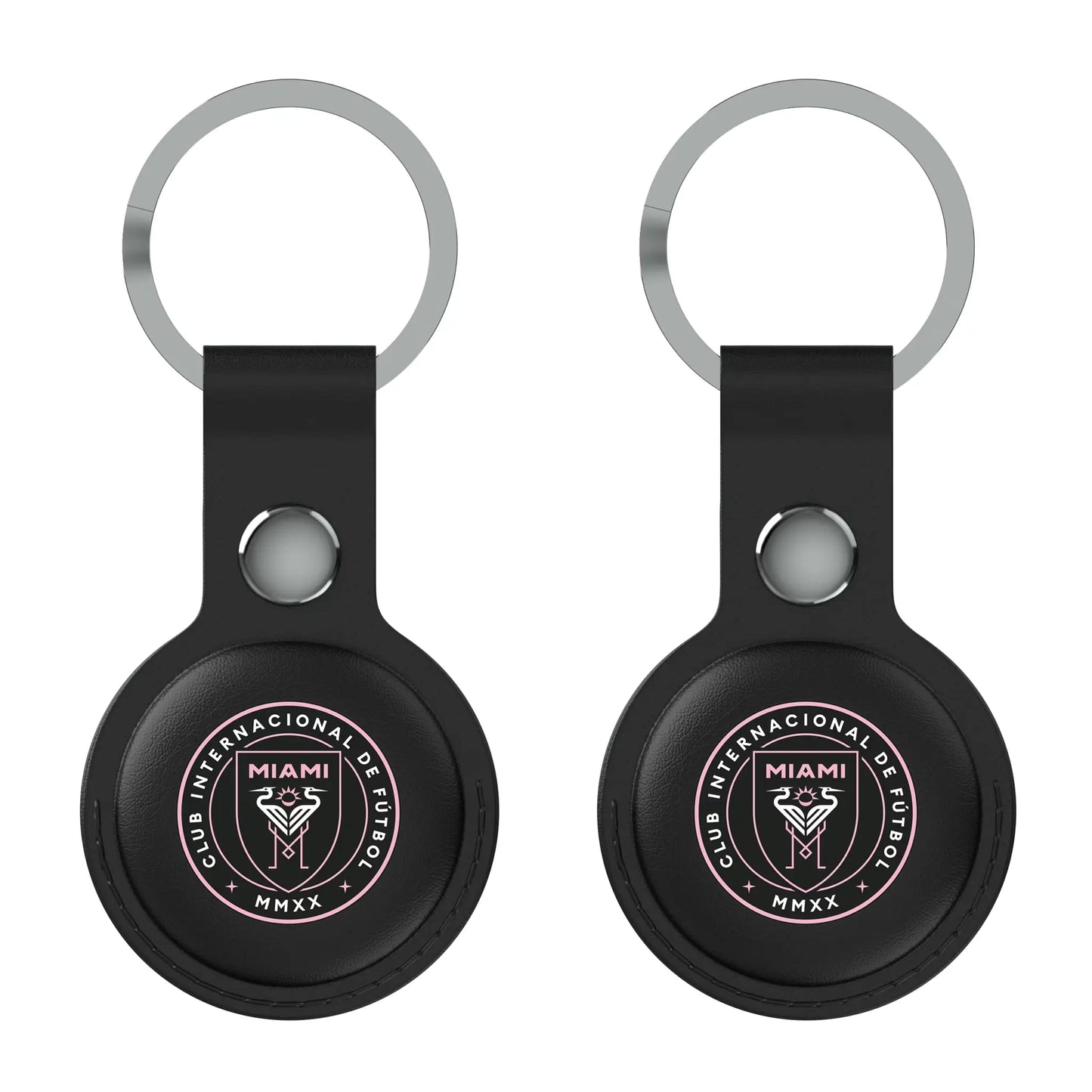 Inter Miami CF Insignia Black Airtag Holder 2-Pack