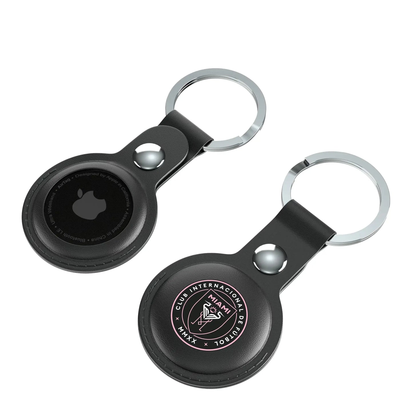 Inter Miami CF Insignia Black Airtag Holder 2-Pack