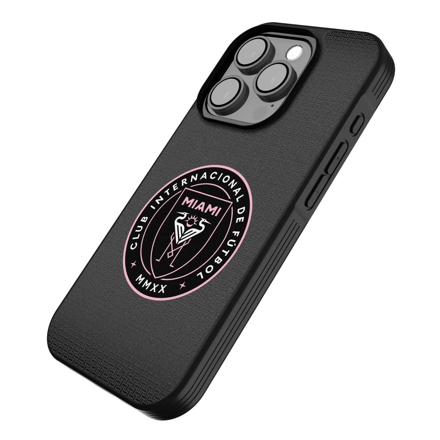 Inter Miami CF Linen Bump Phone Case for Apple iPhone