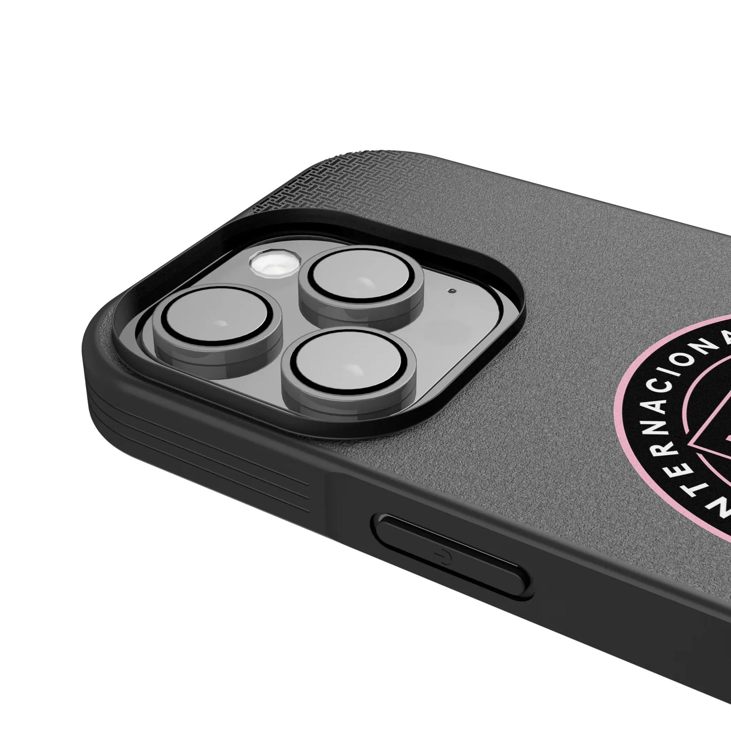 Inter Miami CF Linen Bump Phone Case for Apple iPhone