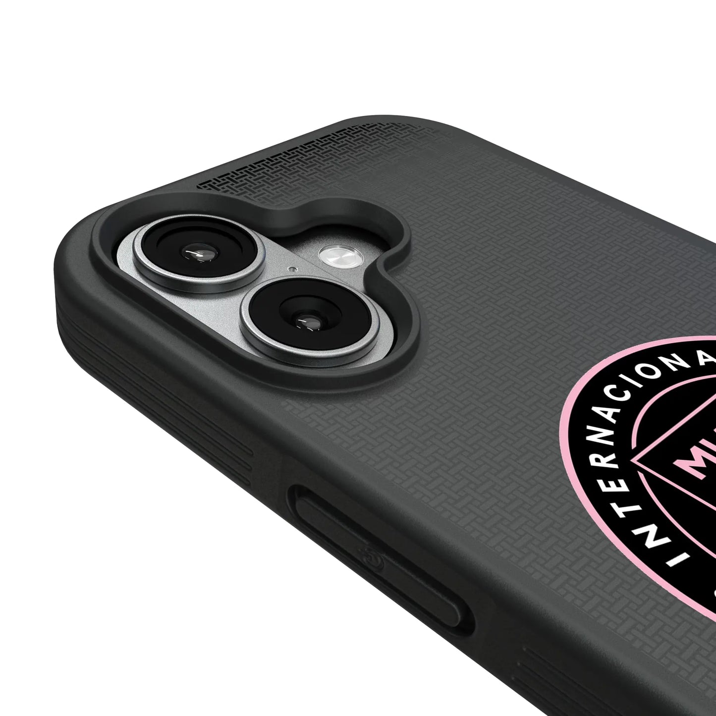 Inter Miami CF Linen Bump Phone Case for Apple iPhone