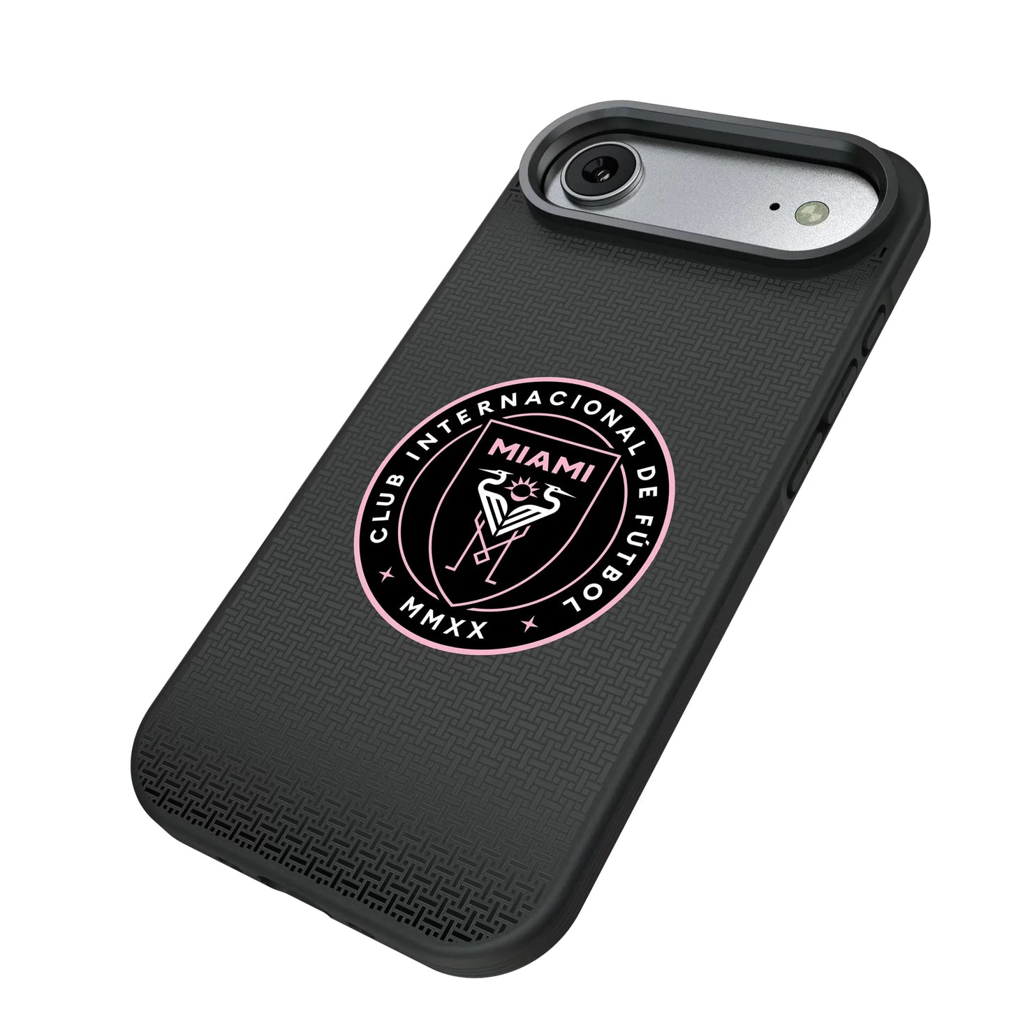 Inter Miami CF Linen Bump Phone Case for Apple iPhone