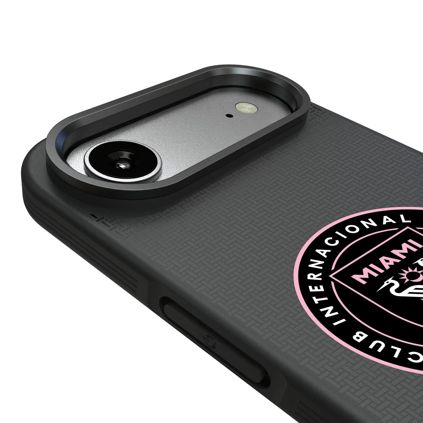 Inter Miami CF Linen Bump Phone Case for Apple iPhone