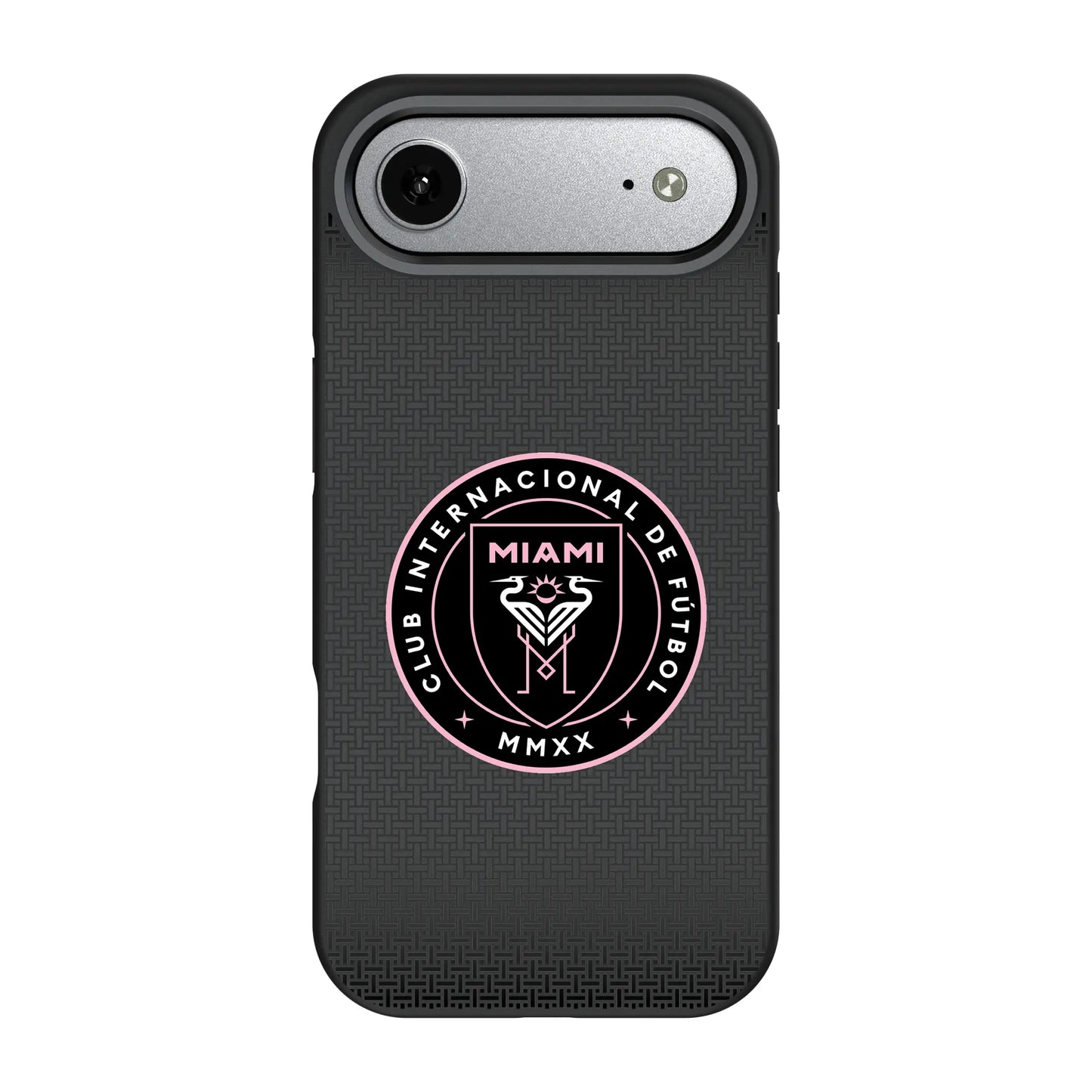 Inter Miami CF Linen Bump Phone Case for Apple iPhone