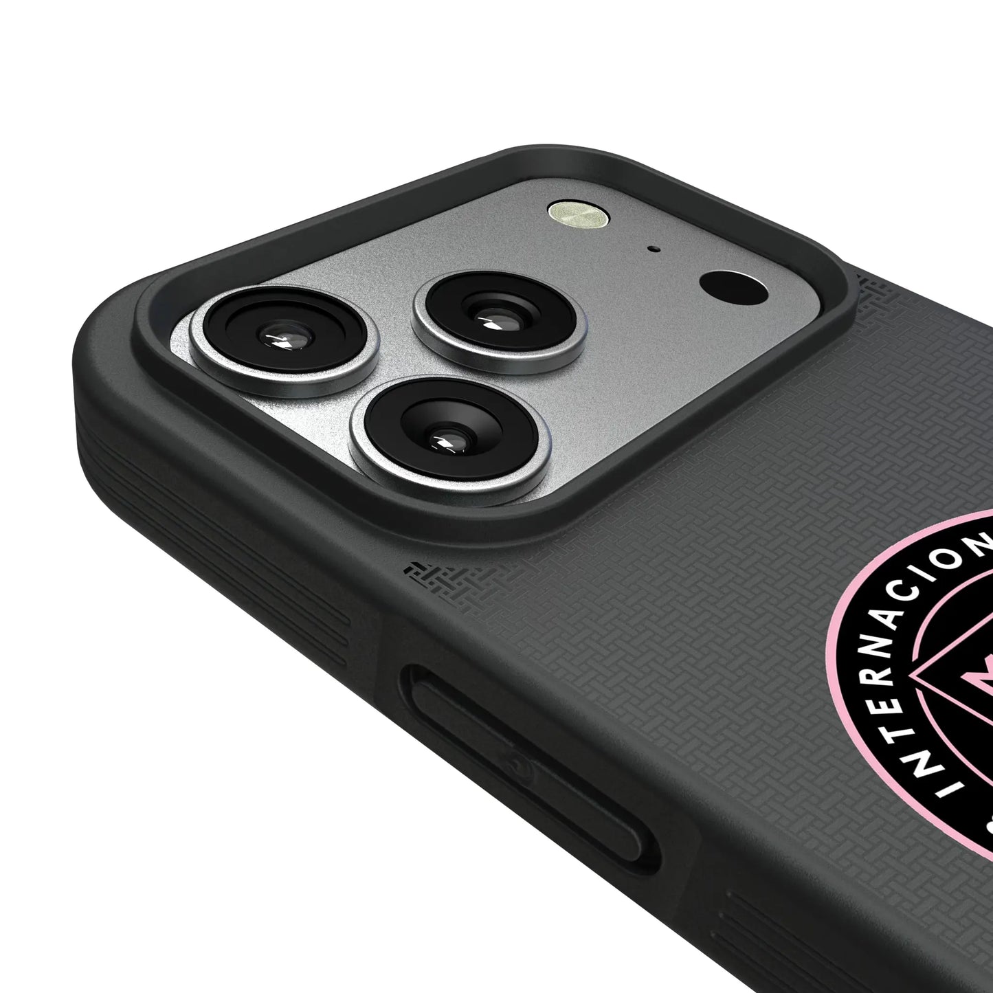 Inter Miami CF Linen Bump Phone Case for Apple iPhone