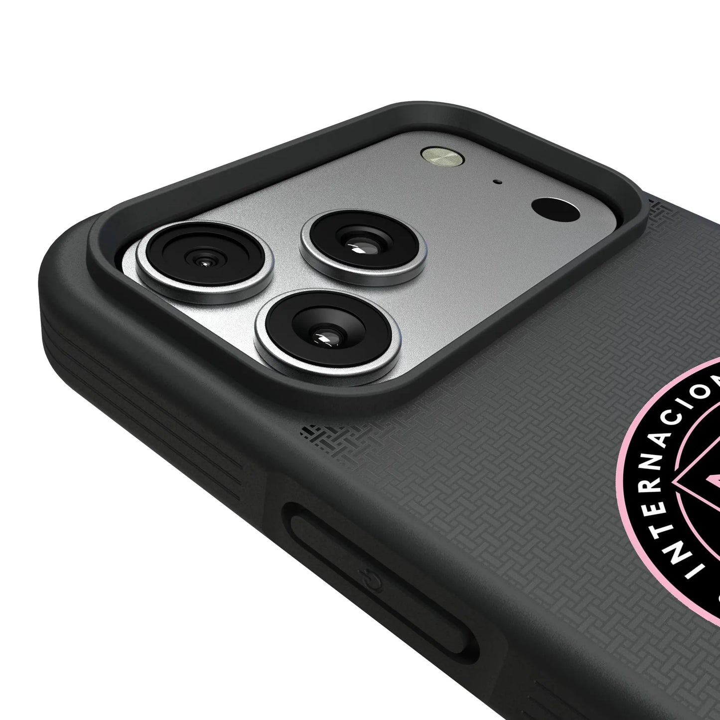 Inter Miami CF Linen Bump Phone Case for Apple iPhone