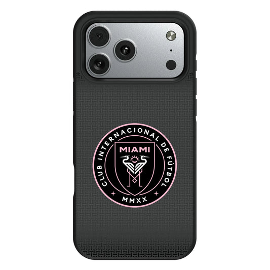 Inter Miami CF Linen Bump Phone Case for Apple iPhone